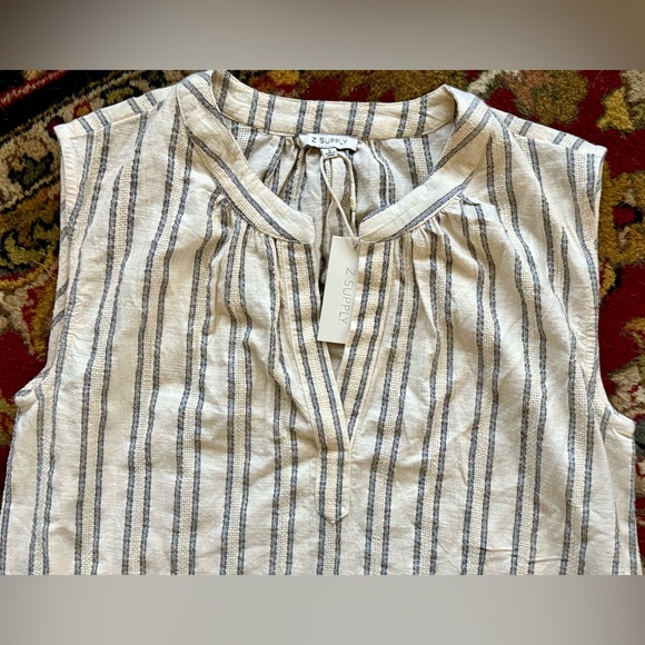 NWT Z Supply Women’s Minna Mini Dress Sea Salt Stripe Size Small - Picture 3 of 8